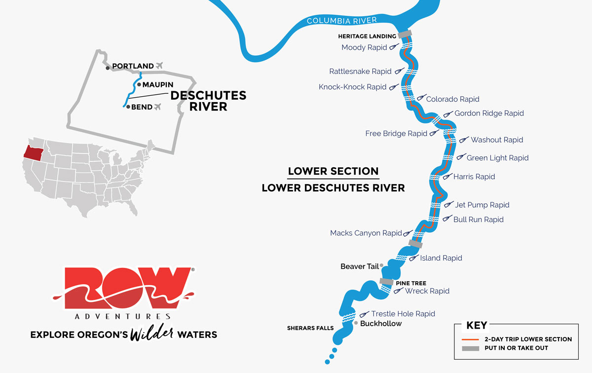 Route of the Deschutes - Lower Section