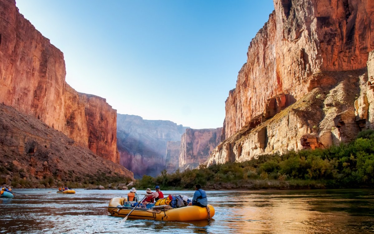 Rafters on the Colorado River