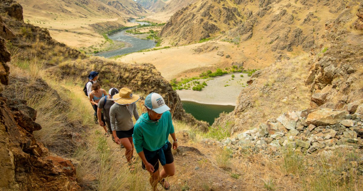 Snake River Hiking Trip Hell's Canyon Camping ROW Adventures