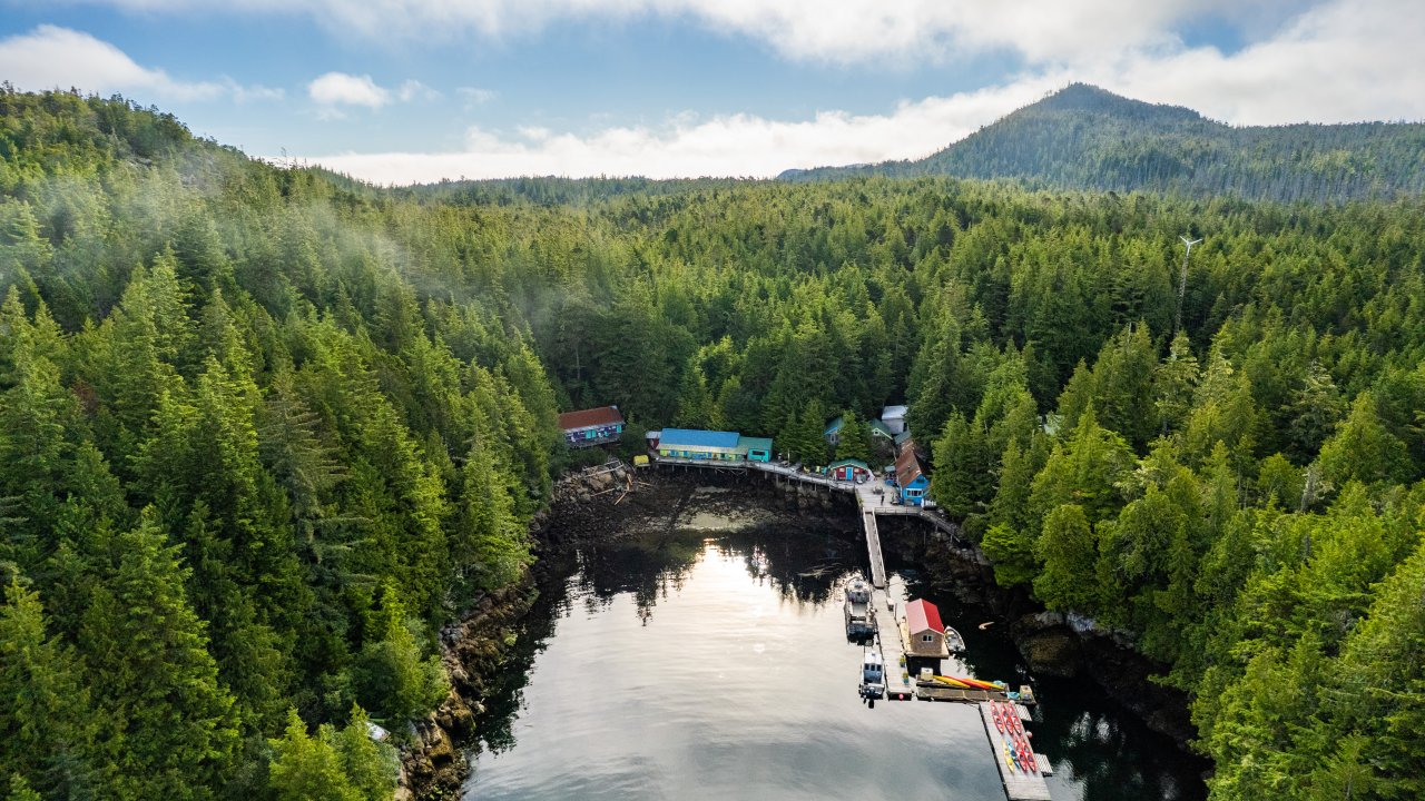 God's Pocket Provincial Park from above