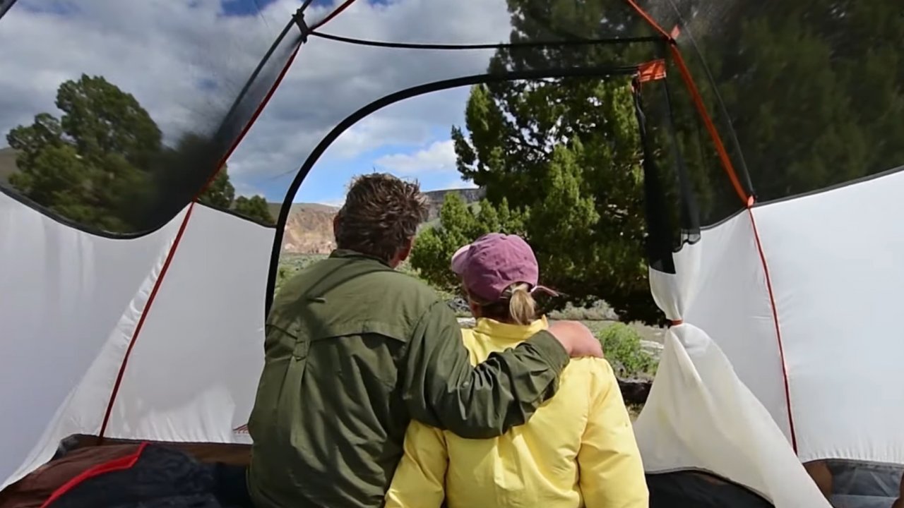 tent along the owyhee river