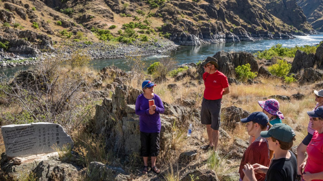 historical site along snake river in idaho