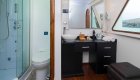 Single Bathroom on the Petrel, Galapagos catamaran