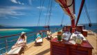 sun deck on croatian yacht
