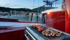 grill on yacht deck