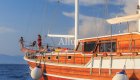 sun deck on yacht in croatia