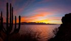 Sunset in Loreto Bay, Baja overlooking the Sea of Cortez