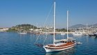 Yaselam yacht in the Carian Coast in Turkey