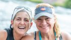 two ladies on an Oregon rafting trip