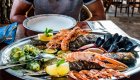 seafood platter in croatia