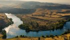 Deschutes River landscape overlook on a sunny day