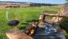 Wine tasting with vineyard views in Oregon’s Willamette Valley during a relaxed cycling tour stop.