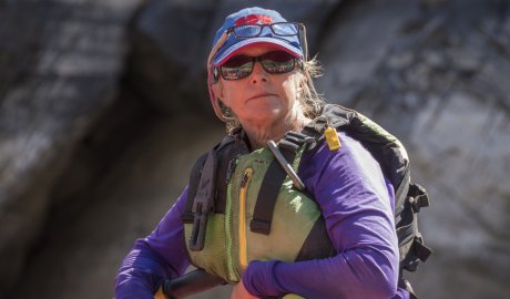 ROW Adventures guide Connie Kennedy 