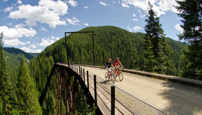 North Idaho 5-day Rails-to-Trail & Hiawatha Bike Tour 