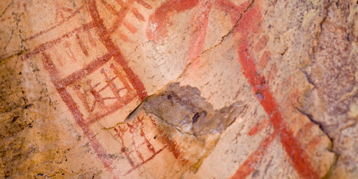 Rock art left by the indigenous people who inhabited the wilderness of Idaho. This particular image was captured along the Lower Salmon River Canyons.  